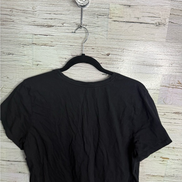 Everlane Black Short Sleeve V-Neck Tee size xl - Picture 4 of 5